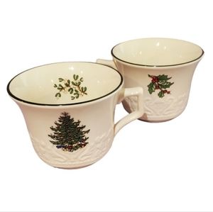 Cuthbertson Square-Handled Christmas Cups